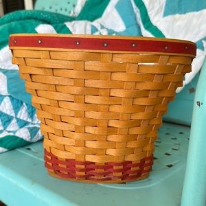 2002 Geranium May Longaberger Basket